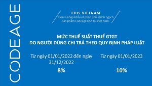 thông báo thuế suất