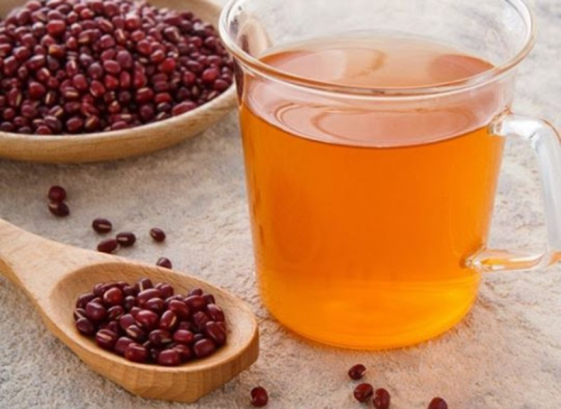 Nước đậu đỏ rang lá dứa