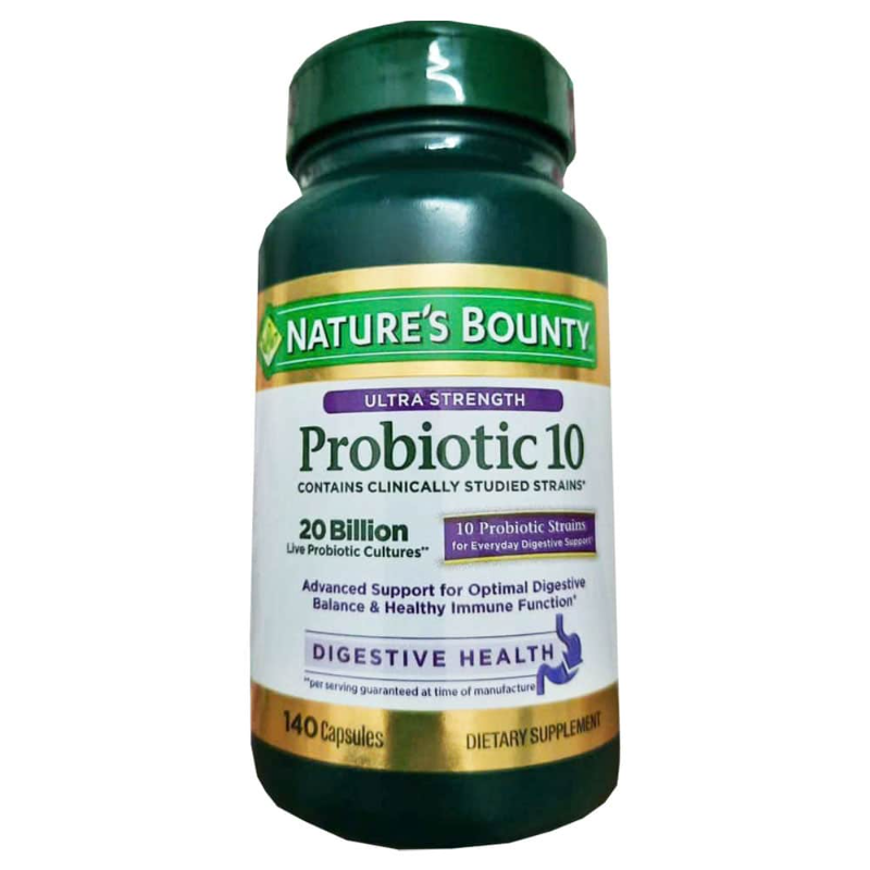 Bật mí 9 sản phẩm hỗ trợ tiêu hóa an toàn và hiệu quả 8 Probiotic 10 Nature’s Bounty là một trong những sản phẩm hỗ trợ tiêu hóa hiệu quả