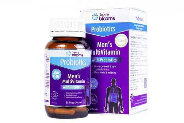 Top 11 sản phẩm bổ sung lợi khuẩn hiệu quả nhất hiện nay 9 Sản phẩm bổ sung lợi khuẩn Men’s Multivitamin Probiotics Henry Blooms