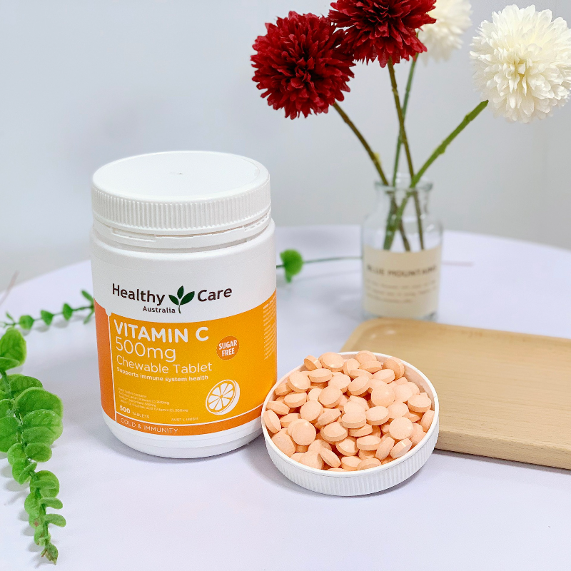 Viên uống vitamin C 500mg Healthy Care