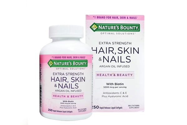 Vitamin kích thích mọc tóc Nature’s Bounty Hair Skin and Nails