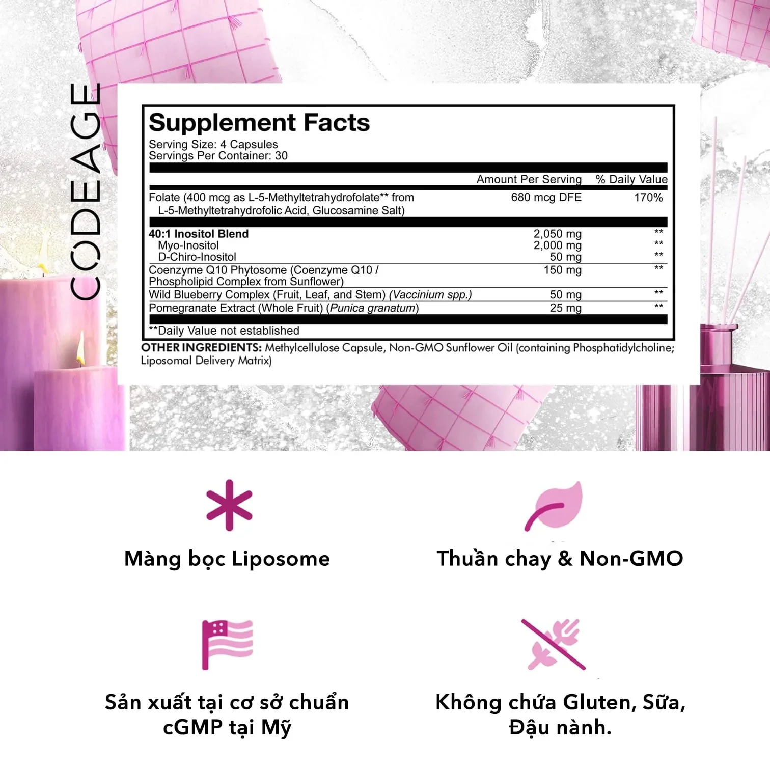 Liposomal Ovarian Inositiol