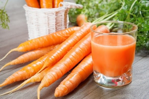 Bổ sung vitamin B6 với cà rốt