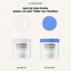 Bao bì sản phẩm magnesium của codeage hiện nay