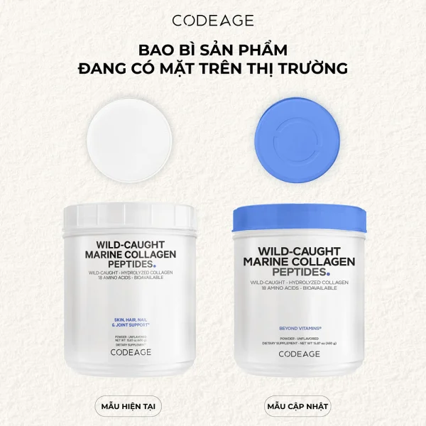 bao bì mới Marine Collagen Peptides