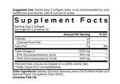 thông tin dinh dưỡng codeage amen omega 3