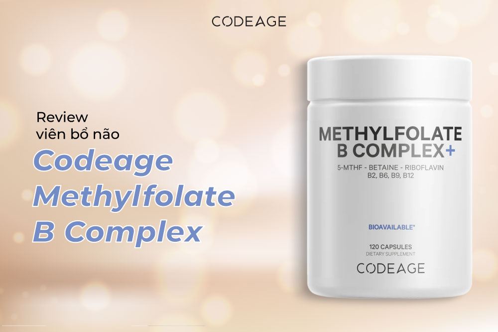 Review Chi Tiết Viên Bổ Não Codeage Methylfolate B Complex