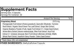 thông tin dinh dưỡng codeage polyphenols