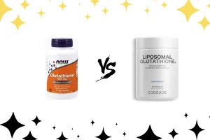 viên uống trắng da now và codeage liposomal glutathione