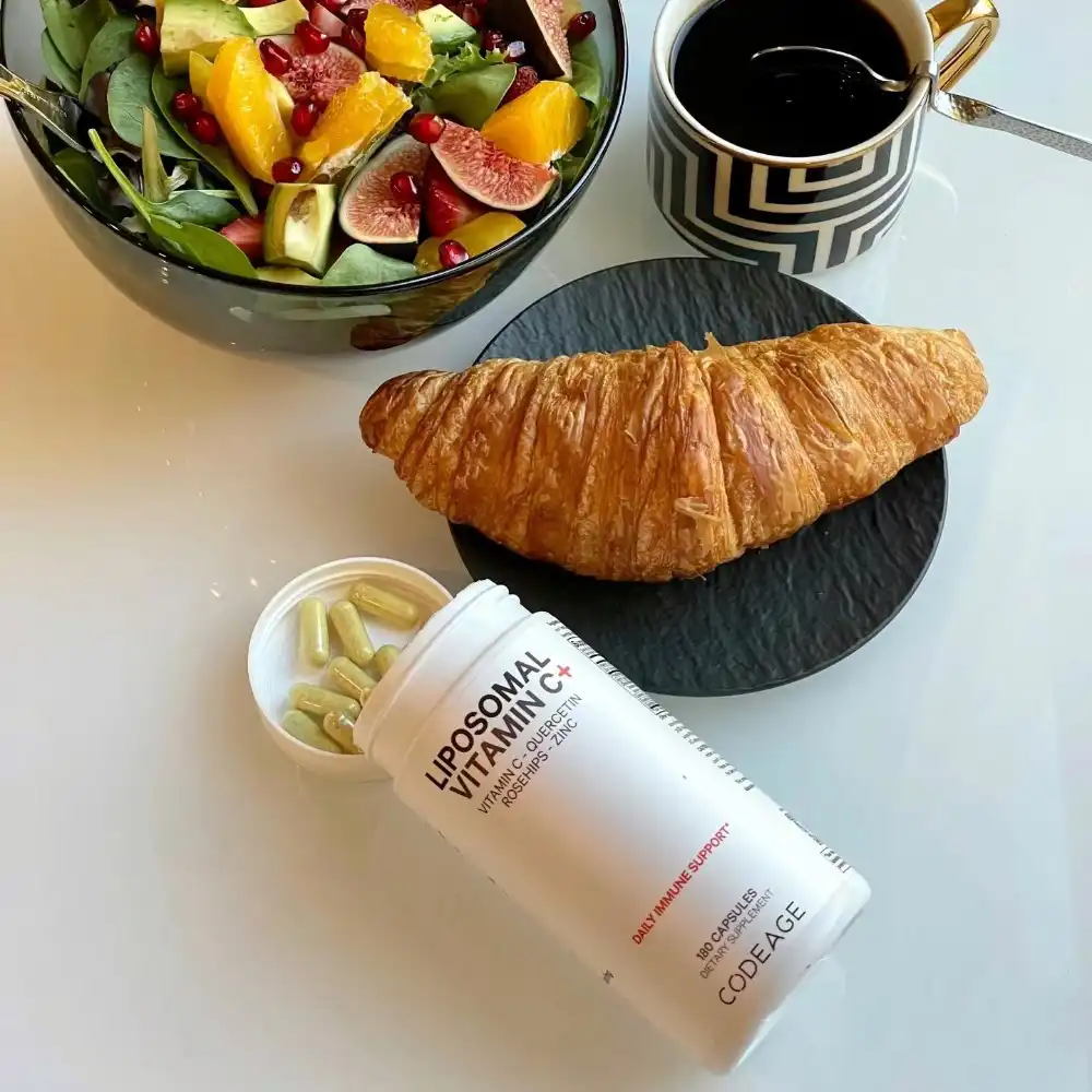 Tại sao uống vitamin C bị đau bụng và cách khắc phục hiệu quả 6 Viên uống Liposomal Vitamin C Codeage