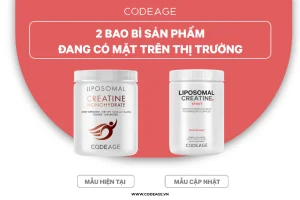 thông báo cập nhật bao bì codeage liposomal creatine monohydrate