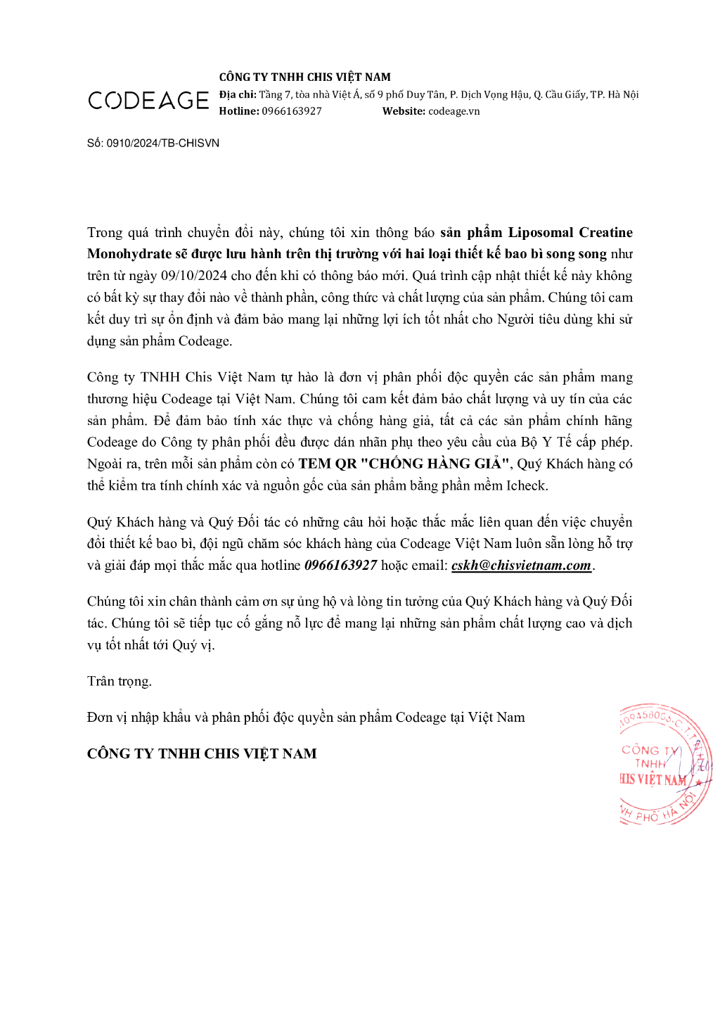 cập nhật bao bì codeage creatine 02