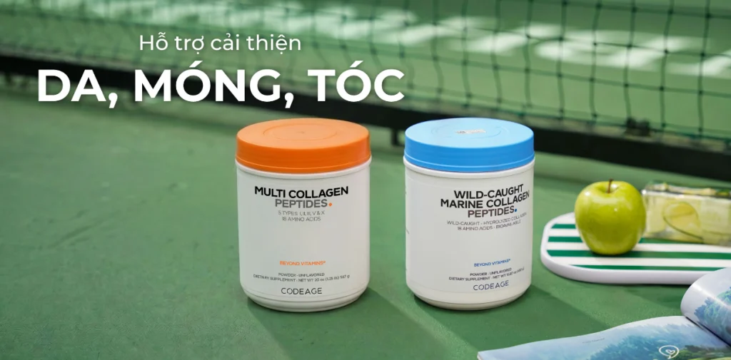 Hỗ trợ cải thiện da tóc móng