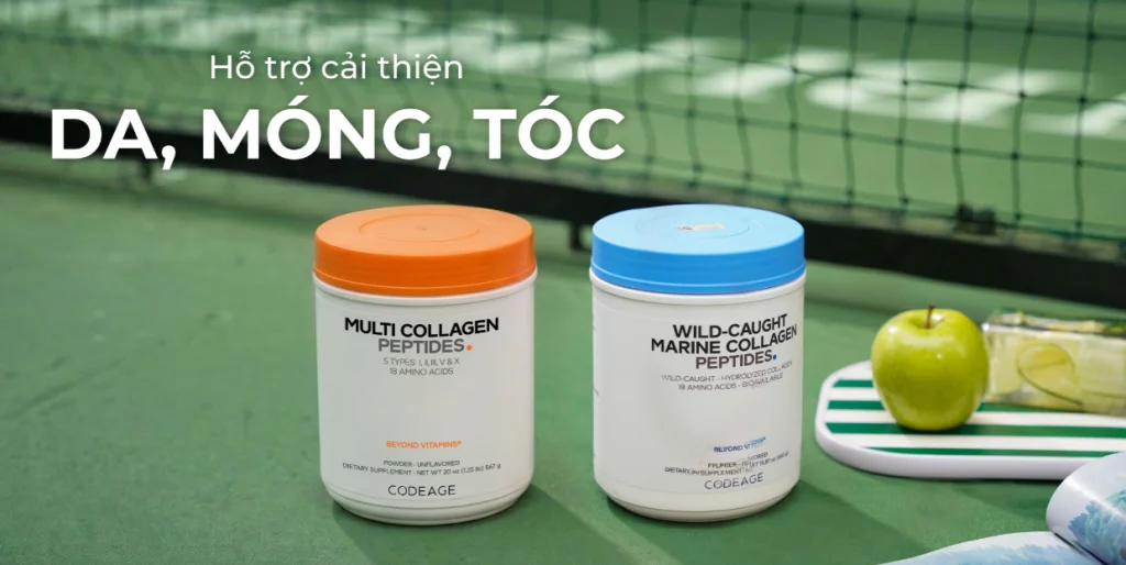 Hỗ trợ cải thiện da tóc móng