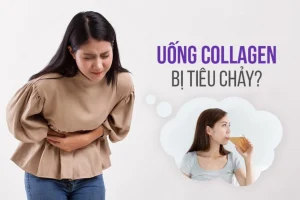 uong collagen bi tieu chay