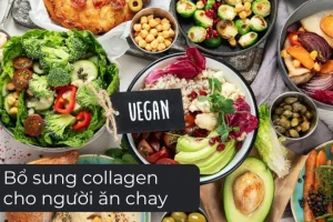 an chay uong collagen duoc khong