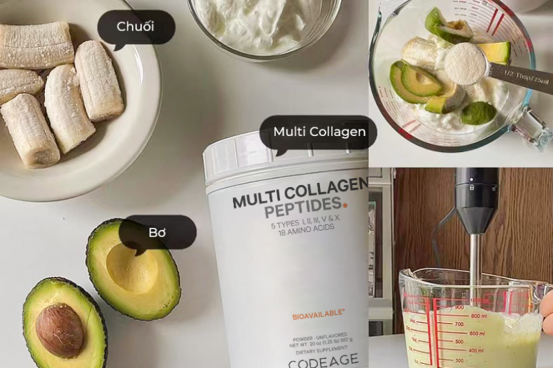 Công thức sinh tố collagen