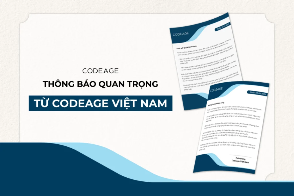 thông báo chính thức codeage việt nam