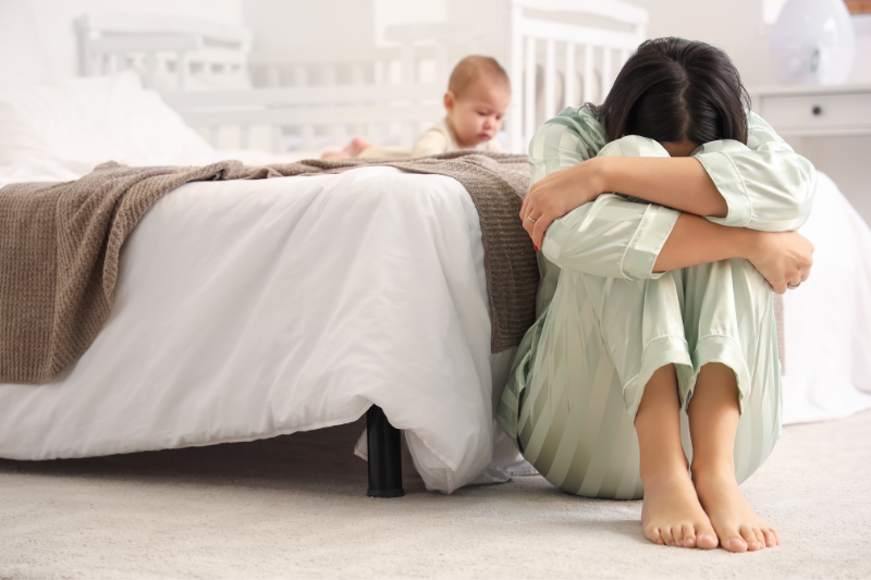 Tình trạng thiếu ngủ và stress sau sinh