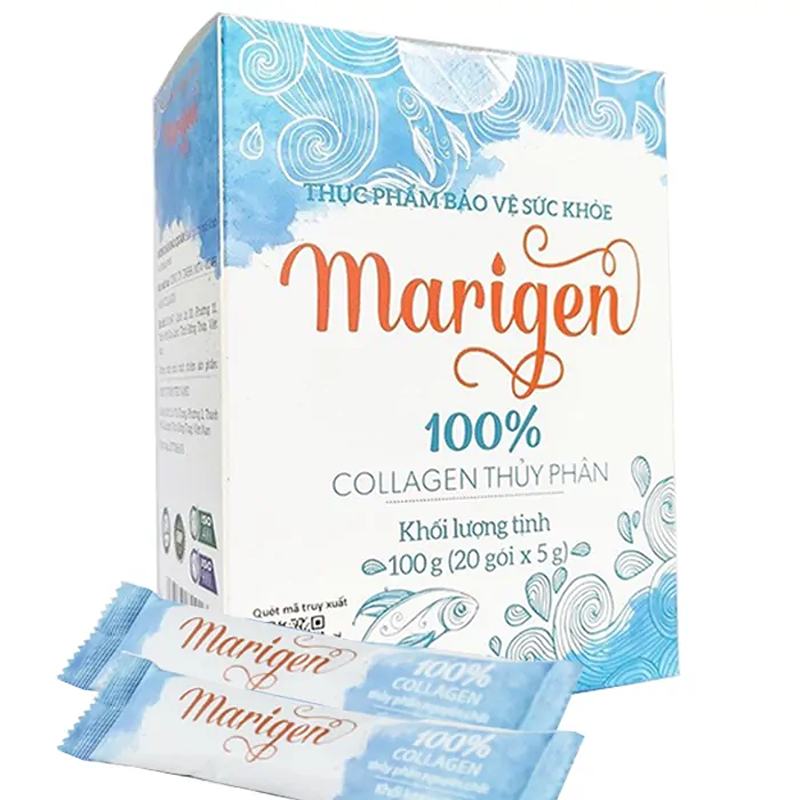 Bột uống collagen thủy phân Marigen