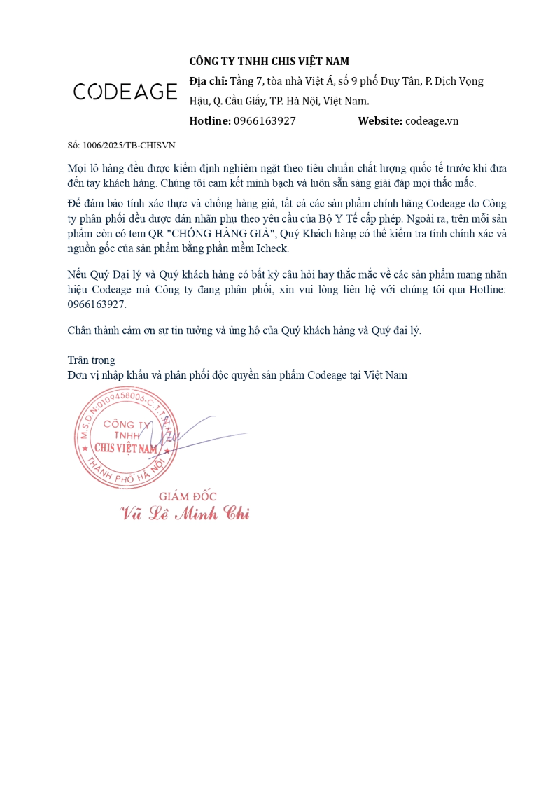 thong bao ve dac tinh mau sac san pham nmn 2