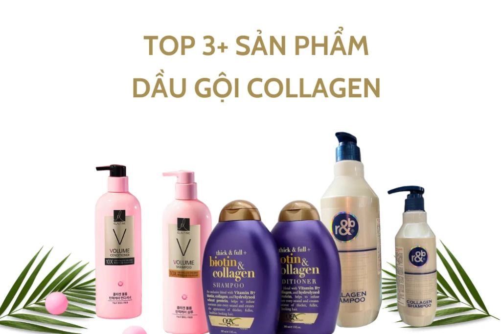 Top 3+ sản phẩm dầu gội collagen được ưa chuộng trên thị trường hiện nay