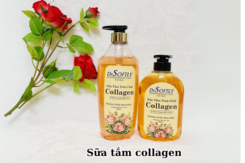 Các sản phẩm sữa tắm collagen trên thị trường