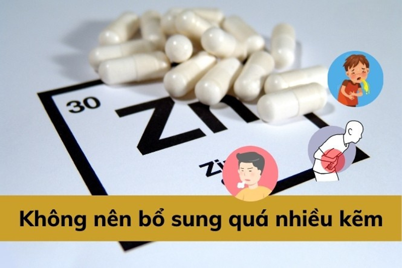 Bổ sung kẽm liều cao trong thời gian dài