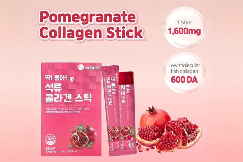 Pomegranate Collagen Jelly Stick (Mỹ)
