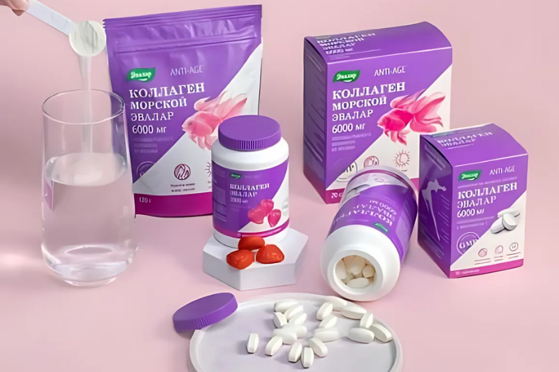 Một số sản phẩm collagen Nga