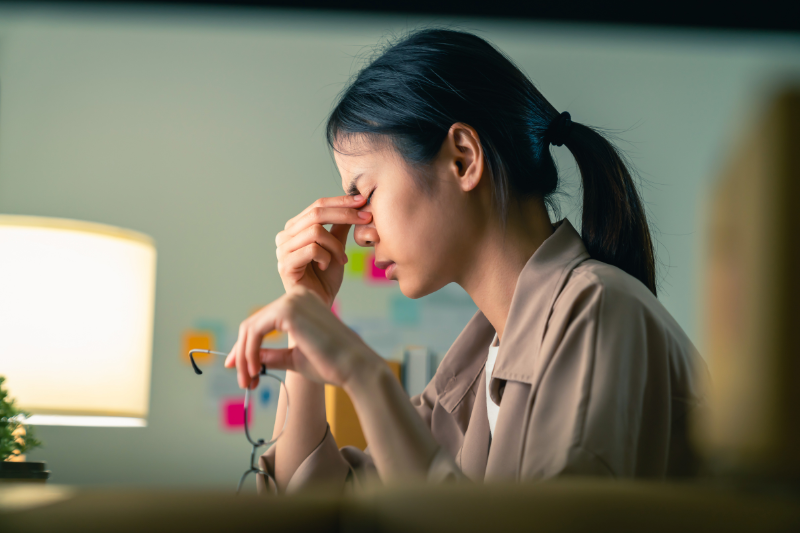 Người thường chịu áp lực cao, stress