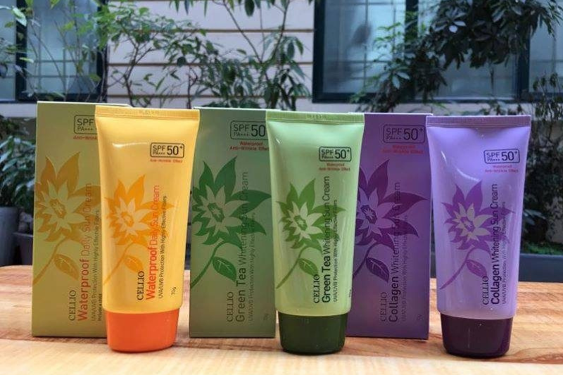 Cellio Collagen Whitening Sun Cream SPF50+ PA+++