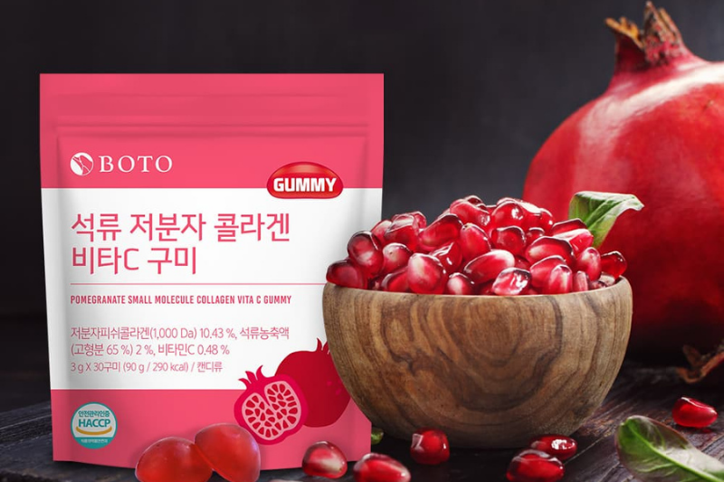 Boto Pomegranate Collagen Vita-C Gummies