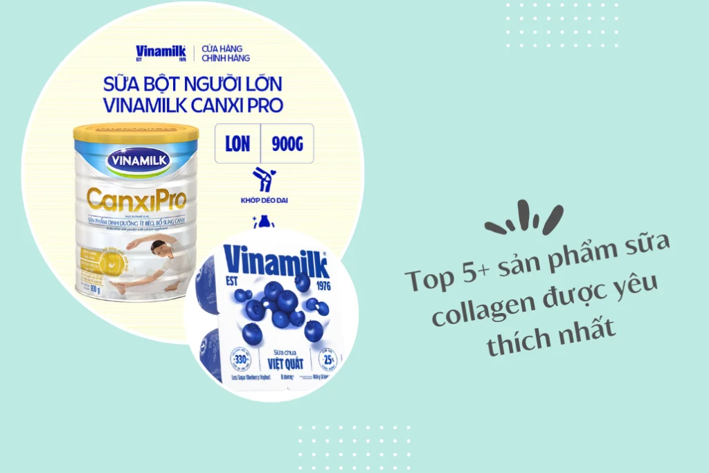 Top 5+ sản phẩm sữa collagen tốt và được yêu thích nhất
