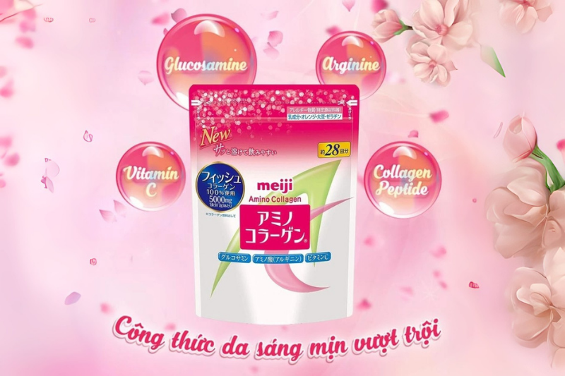 Thạch Collagen Meiji Amino Collagen Jelly
