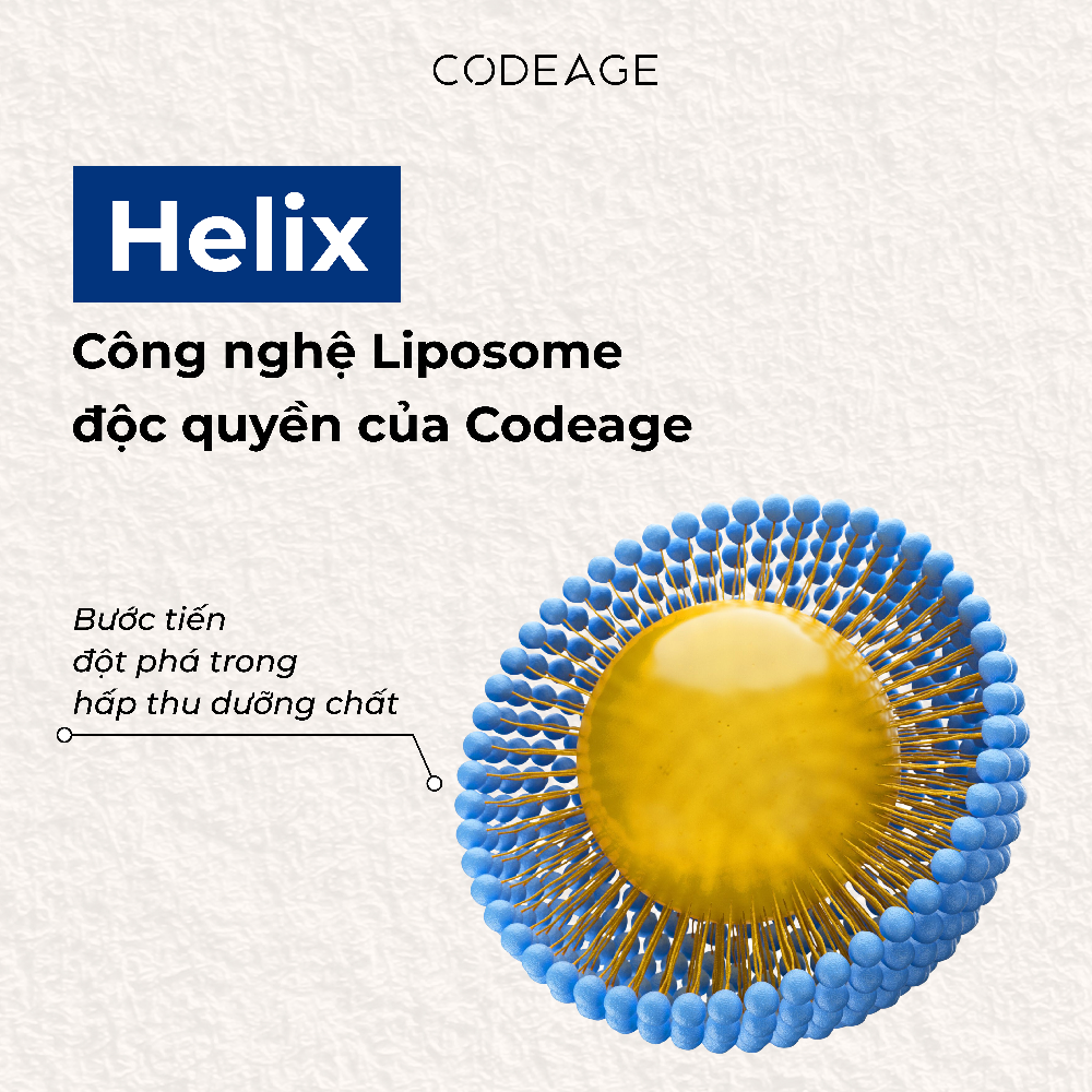 Công nghệ Helix Liposome độc quyền của Codeage