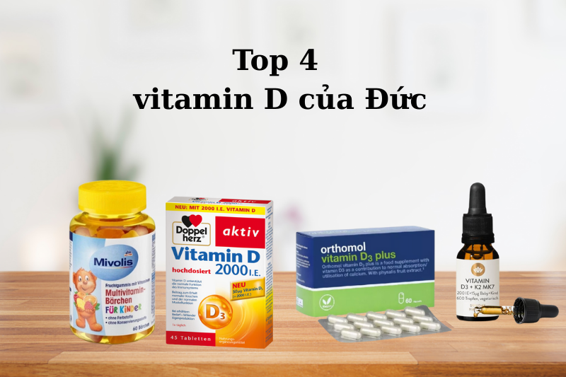 Các sản phẩm vitamin D của Đức