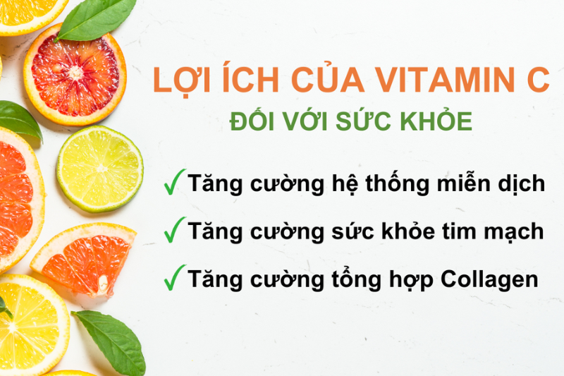 Uống vitamin C khi nào để tối ưu khả năng hấp thụ? 3 Công dụng của vitamin C với sức khỏe