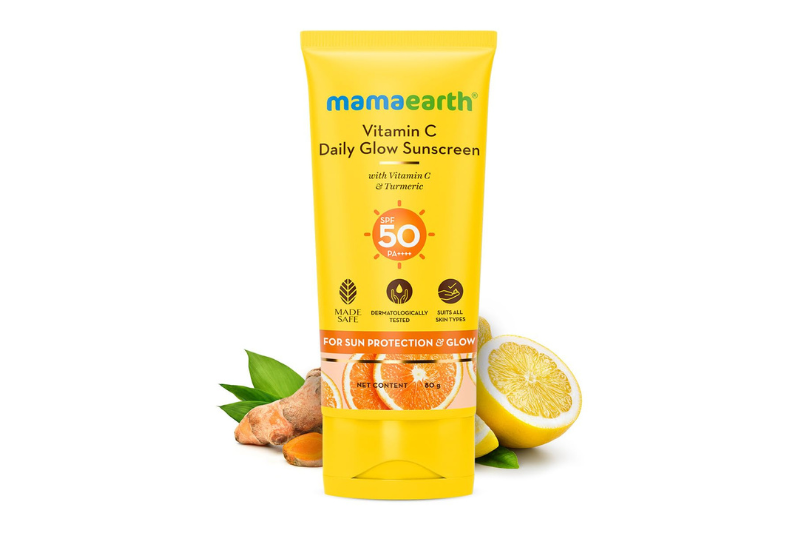Mamaearth Vitamin C Daily Glow Sunscreen SPF50 PA