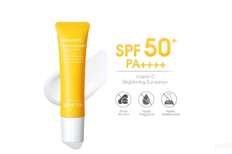 SKINEVER Vitamin C Brightening Sunscreen SPF50 PA