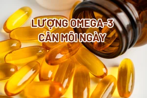 Lượng Omega-3 cần mỗi ngày bao nhiêu thì tốt
