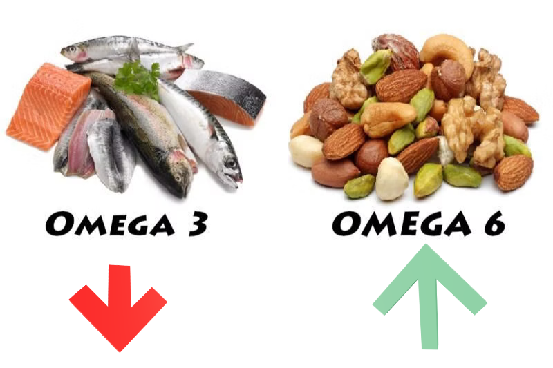 Mất cân bằng omega-6 và omega-3 là nguyên nhân gây thiếu Omega-3 dù ăn uống đầy đủ