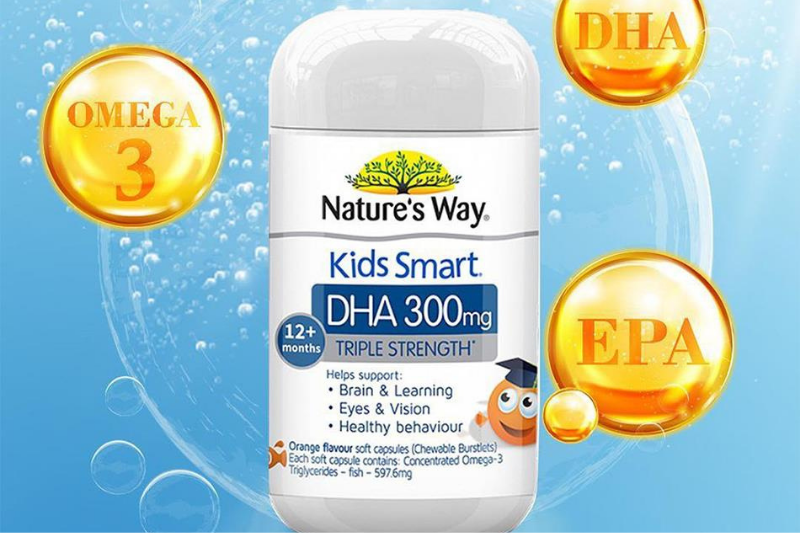 Nature's Way Kids Smart Bursts DHA 300mg Triple Strength