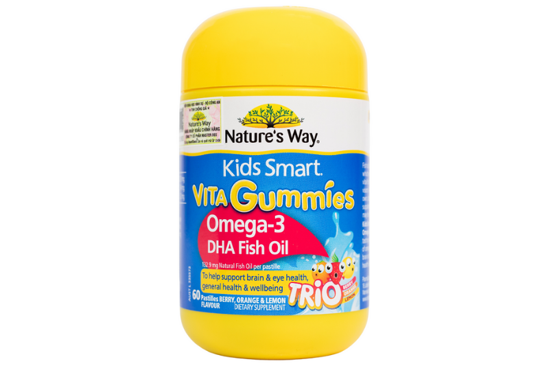 Nature’s Way Kids Smart Vita Gummies Omega-3 DHA Fish Oil Trio