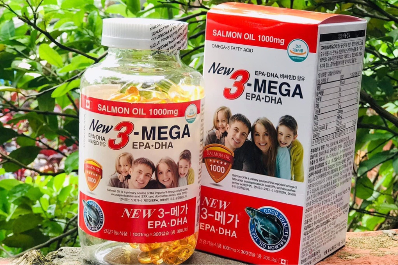 New 3 Mega EPA DHA & Salmon Oil 1000mg
