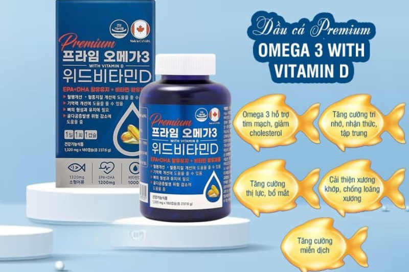 Premium Omega 3 With Vitamin D