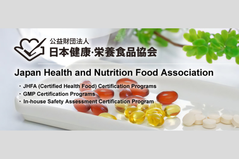 Chứng nhận Japan Health and Nutrition Food Association
