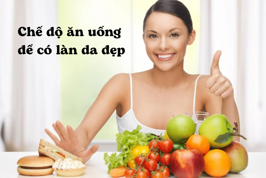 che do an uong de co lan da dep