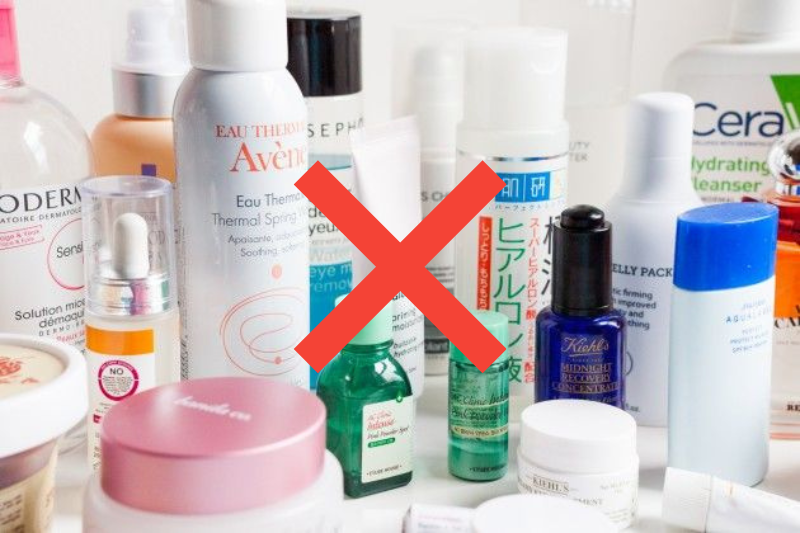Không nên sử dụng nhiều sản phẩm cùng lúc trong quy trình chăm sóc da